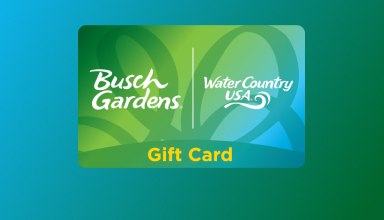Busch Gardens Williamsburg/Water Country USA Gift Card