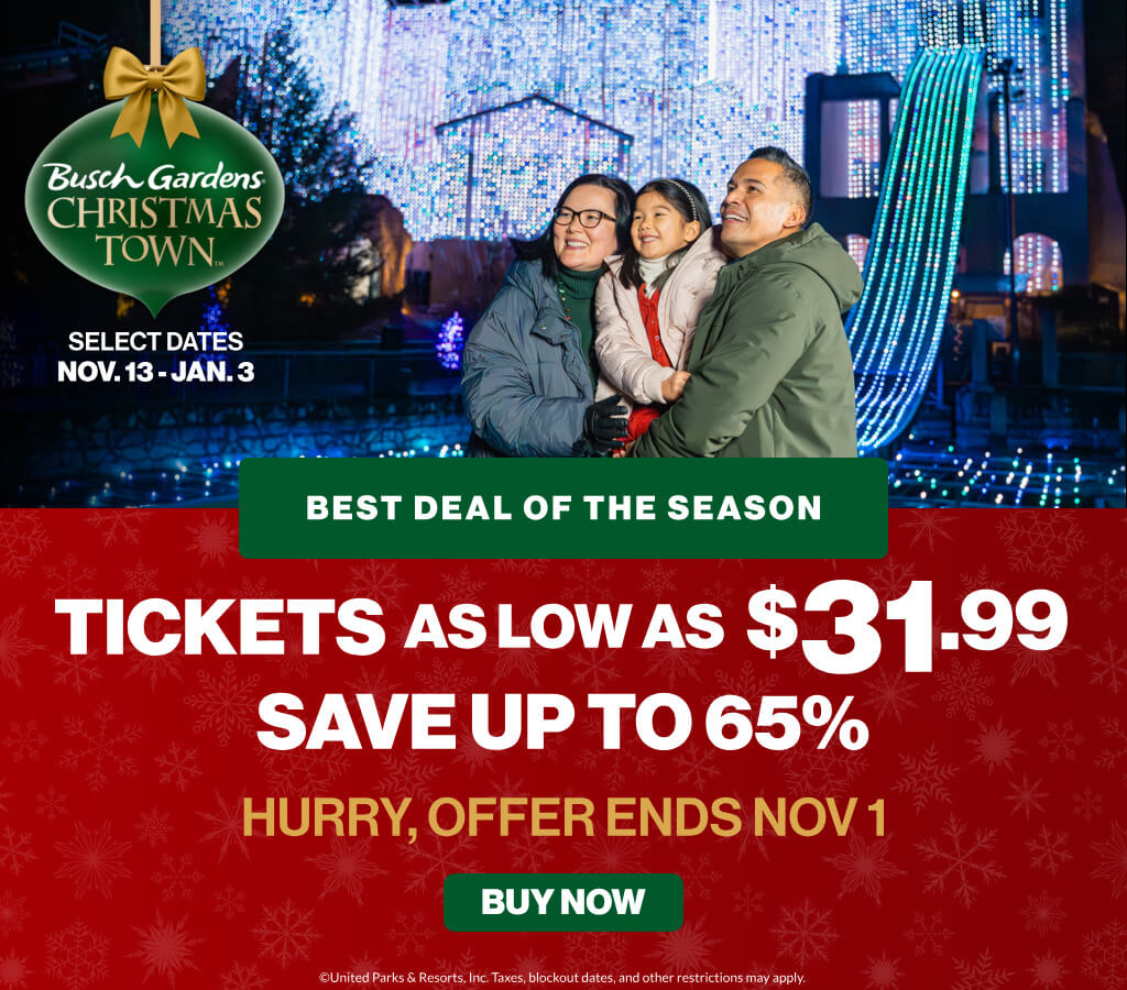 Tickets as low as $31.99 | Save up to 65%