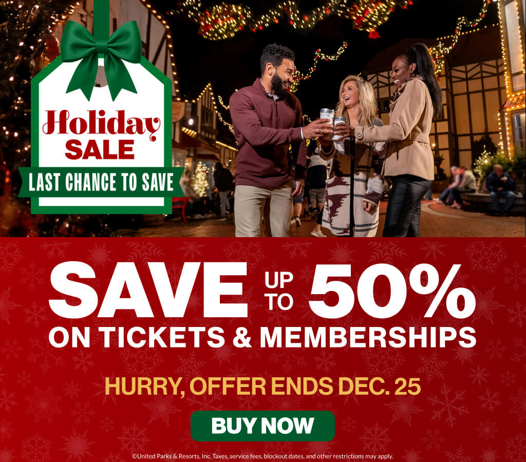 Holiday Sale: Save up to 50% on Tickets & Memberships