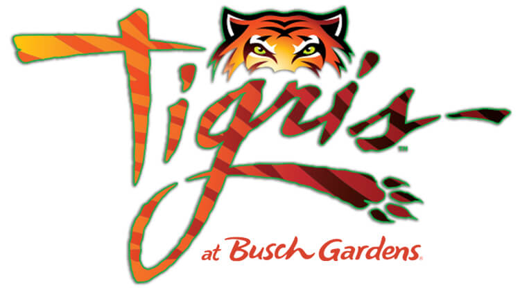 Take on Tigris in 2019 at Busch Gardens Tampa Bay. Check out the official Tigris logo!