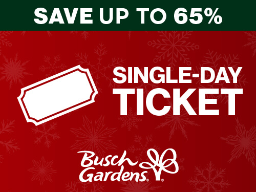 Busch Gardens Williamsburg Christmas Town Single-Day Ticket