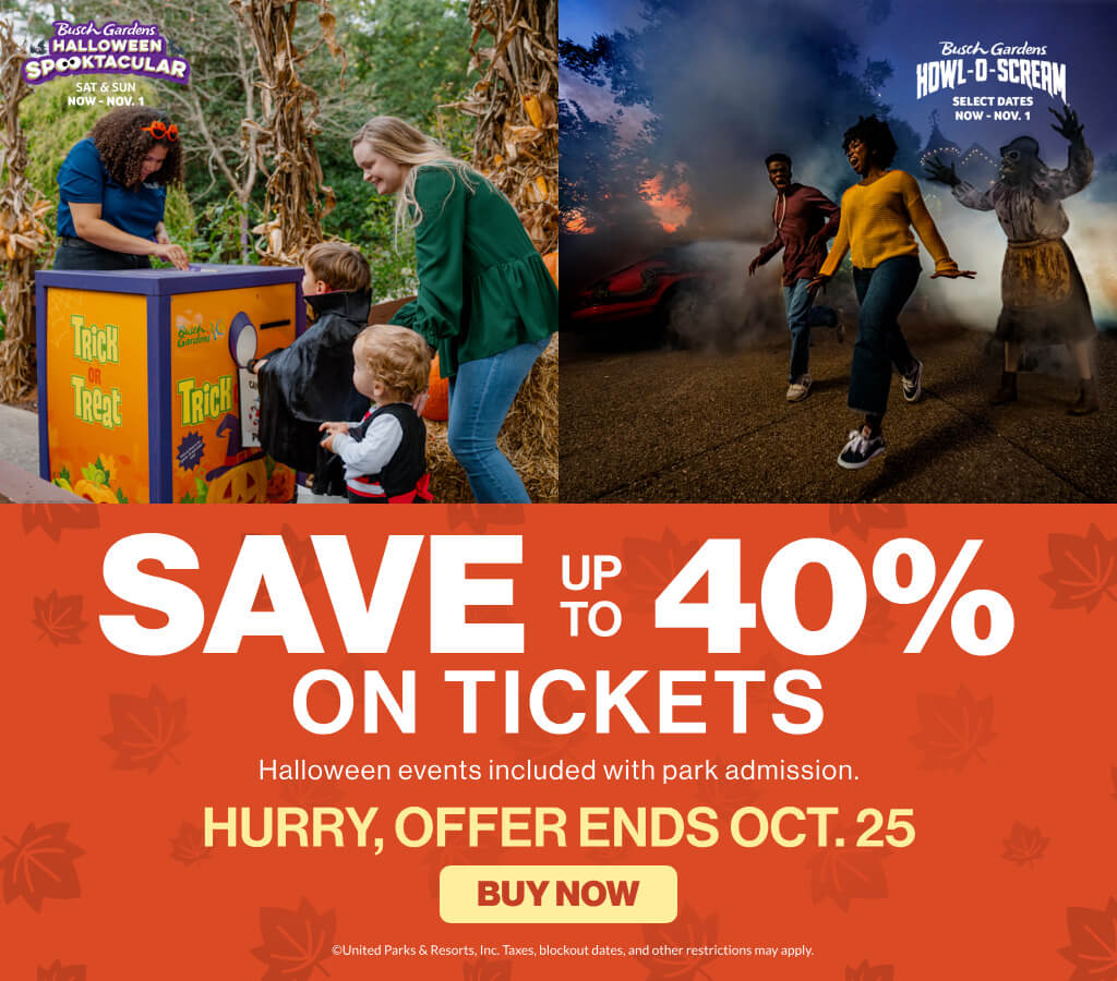 Save up to 40% on Tickets