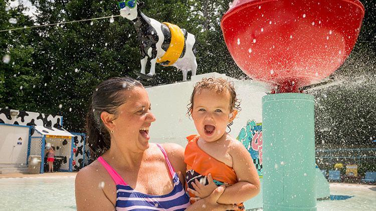 Splash at Cow-A-Bunga's play area